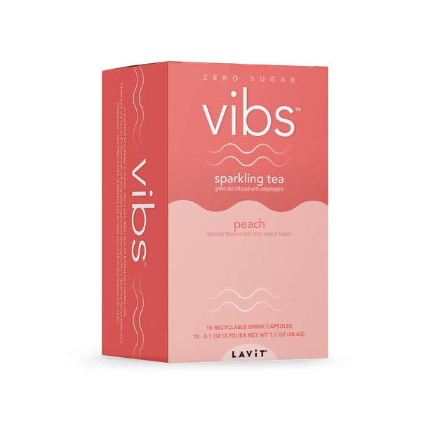 VIBS Peach Sparkling Tea